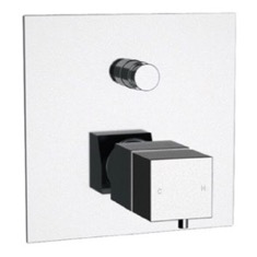 Built in Thermostatic Bath Shower Mixer In Chrome, Rough-In Valve Included